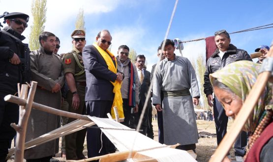 L-G Vinai Kumar Saxena inaugurates two-day Ladakh Pashmina Conclave to take ‘Golden Fibre of Ladakh’ to global markets.