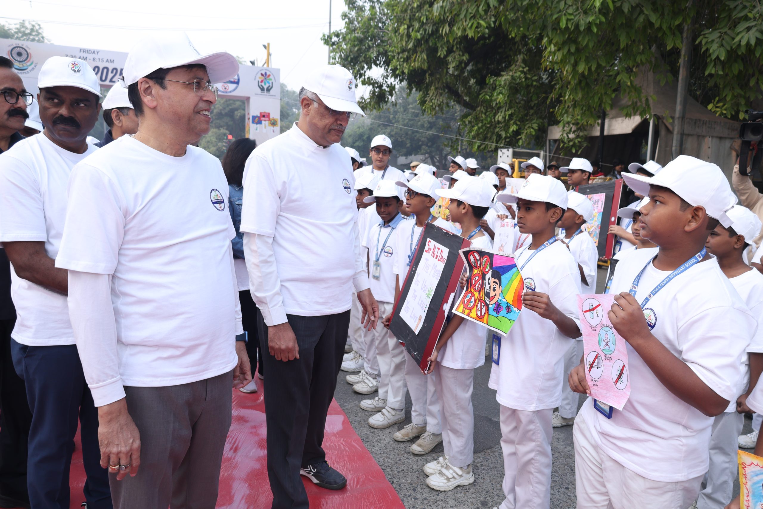 DSLSA organized a “WALKATHON – Youth Against Drugs: Walk for a Healthy and Safe Future”