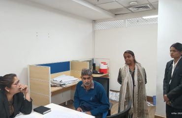 Delhi State Legal Services Authority organized an orientation programme for the 6 interns from NALSA