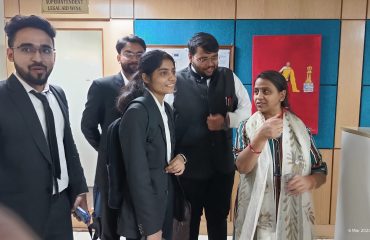 Delhi State Legal Services Authority organized an orientation programme for the 6 interns from NALSA