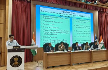 Induction Training Programme for the newly empanelled Legal Services Advocates (Day-1)