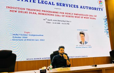 Induction Training Programme for the newly empanelled Legal Services Advocates (Day-3)