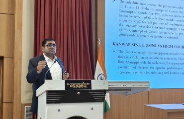 Induction Training Programme for the newly empanelled Legal Services Advocates (Day-2)