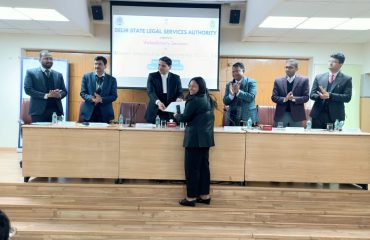 Valedictory session for Law Interns undergoing Winter Internship Programme 2023-24