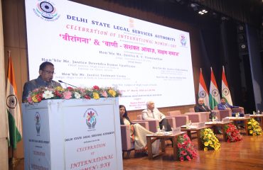 On the occasion of International Women’s Day – 2025, DSLSA launched the Project “वीरांगना” and “वाणी – सशक्त आवाज, सक्षम समाज”