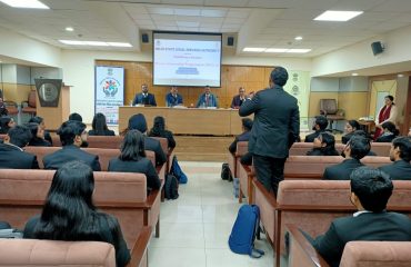 Valedictory session for Law Interns undergoing Winter Internship Programme 2023-24