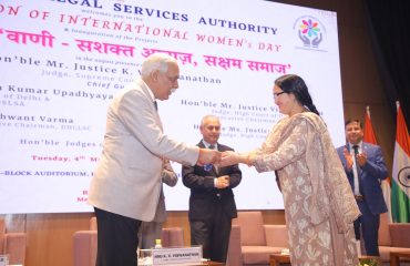 On the occasion of International Women’s Day – 2025, DSLSA launched the Project “वीरांगना” and “वाणी – सशक्त आवाज, सक्षम समाज”