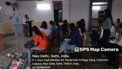 On Day 6 of the Add-on-Certificate Course (third batch) at Daulat Ram College