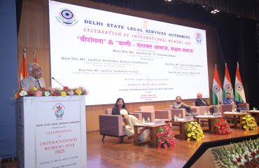 On the occasion of International Women’s Day – 2025, DSLSA launched the Project “वीरांगना” and “वाणी – सशक्त आवाज, सक्षम समाज”