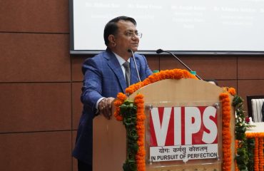 Chief Guest in the 3rd National Nukkad Natak Competition: Antarnad organized by VIPS