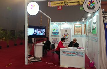 DSLSA setup a help desk/Stall in India International Trade fair 2023