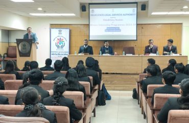 Valedictory session for Law Interns undergoing Winter Internship Programme 2023-24
