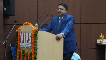 Chief Guest in the 3rd National Nukkad Natak Competition: Antarnad organized by VIPS