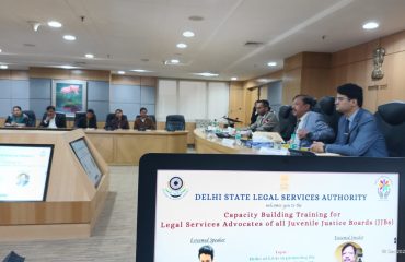 Capacity Building Training Programme for Legal Services Advocates of all Juvenile Justice Boards (JJBs)
