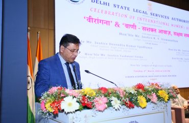 On the occasion of International Women’s Day – 2025, DSLSA launched the Project “वीरांगना” and “वाणी – सशक्त आवाज, सक्षम समाज”
