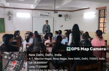 Session for Add on Certificate Course, Legal Literacy, Awareness and Aid