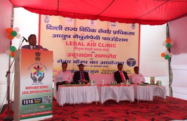Inauguration of Legal Aid Clinic in association with Ayush Naturopathy Foundation