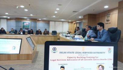 Capacity Building Training Programme for Legal Services Advocates of all Juvenile Justice Boards (JJBs)