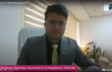 Webinar on “E-Waste Management”