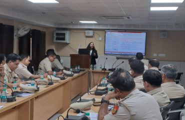 Session for the Training of newly appointed SHO’s at Delhi Police Academy, Rajender Nagar.