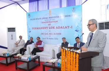 Inauguration of Permanent Lok Adalat-1 at Sector-13, Rohini