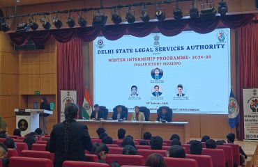 Valedictory Programme of Winter Internship 2024-25, DSLSA on 30.01.2025