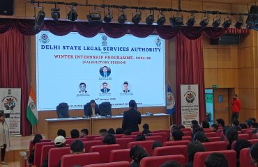 Valedictory Programme of Winter Internship 2024-25, DSLSA on 30.01.2025
