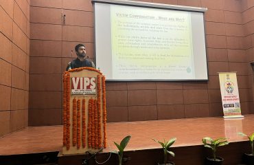 Second Day of 3 Days Para Legal Volunteer Training for the students of Vivekanand Institute of Professional Studies