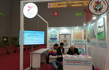 DSLSA setup a help desk/Stall in India International Trade fair 2023