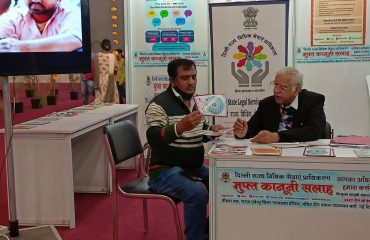 DSLSA setup a help desk/Stall in India International Trade fair 2023