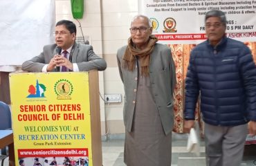 Senior Citizens Council of Delhi organized an interaction-cum-recreational program for their members