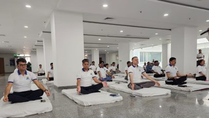 DSLSA observed International Yoga Day 2025 under the theme “Yoga for One Earth, One Health.”