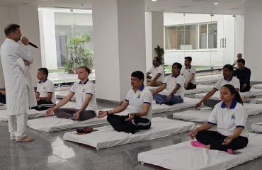 DSLSA observed International Yoga Day 2025 under the theme “Yoga for One Earth, One Health.”