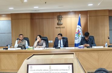 DSLSA organized a half day Orientation Programme for NALSA Interns on 07.07.2025