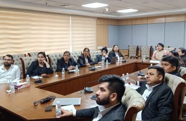 Day 3 of the Induction Training program for newly empanelled LSAs of West DLSA The third day of Induction Training Programme for LSAs of West DLSA was held on 13.04.2023 at Conference Hall, 1st floor, Rouse Avenue Court Complex and started with the session on the topic “Overview of Negotiable Instrument Act, 1881’ by Ms. Anuradha Jindal, Secretary, South West DLSA. The second session was delivered by Ms. Helly Fur Kaur, Secretary, NDDLSA on the topic “Injunction and Interim relief under order 39 CPC; Specific Performance of Contracts and Declaratory relief”. Sh. Suneel Keswani, Corporate Trainer delivered the session thereafter on the topic “Effective Communication and Interpersonal Skill”. Ms. Isha Singh, Secretary, South East DLSA took the last session on the topic “Protection of Women from Domestic Violence Act, 2005; Laws on Maintenance of Wife and Sexual Harassment of Women at Workplace (Prevention, Prohibition and Redressal) Act, 2013. The topic was well explained with the help of PPT.