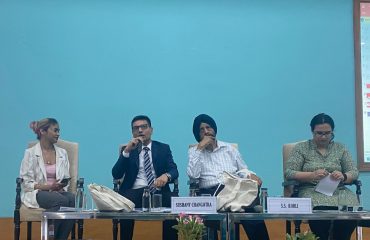 Invitation as a keynote speaker from Jindal Global Law School, O.P. Jindal Global University, Sonipat Jindal Global Law School, O.P. Jindal Global University, Sonipat Narela Road, near Jagdishpur Village, Sonipat, Haryana organized a Panel Discussion on the “Interface between Management law and Governance” on 18th April 2023 at their Campus. Sh. Sushant Changotra, Special Secretary, DSLSA was invited as the Keynote Speaker to share his insight on the intersection of management law & governance. The session was very interactive.