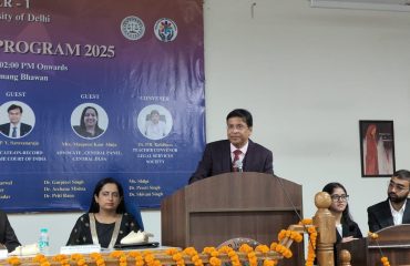 Orientation Programme at LAW Centre-I, Faculty of LAW, University of Delhi on 04.10.2025