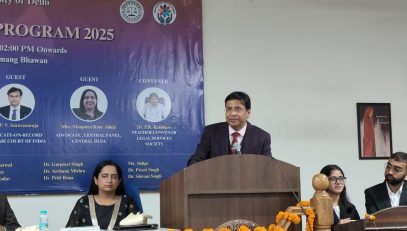 Orientation Programme at LAW Centre-I, Faculty of LAW, University of Delhi on 04.10.2025