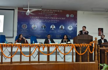Orientation Programme at LAW Centre-I, Faculty of LAW, University of Delhi on 04.10.2025