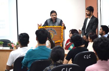 The Orientation Programme on the theme “Access to Justice: Linking Campus to Community Solutions” was held on 3rd September 2025 at the Campus Law Centre, University of Delhi. The Guest of Honour, Shri Rajeev Bansal, Ld. Member Secretary, DSLSA, delivered the special address in the presence of the Hon’ble Chief Guest, Shri Dharmesh Sharma, Former Judge, Delhi High Court, Prof. (Dr.) Anju Vali Tikoo, Dean, Faculty of Law, Prof. (Dr.) Gunjan Gupta, Professor-in-Charge, and other distinguished faculty members. Shri Bansal emphasized that justice was not confined to courtrooms or law books but lived in every corner where people were denied a voice. He highlighted that legal aid acted as the bridge between law and the people, and DSLSA remained committed to this mission through awareness camps, para-legal volunteers, and legal service advocates. He underlined the crucial role of law students, calling them future lawyers, judges, legislators, and reformers, and encouraged their active participation in literacy drives, awareness campaigns, legal research, and community outreach. He further expressed gratitude to the Chief Guest, faculty members, and the Legal Aid Society for their contribution towards strengthening legal education and social justice. Concluding his address, he invoked Benjamin Franklin’s words, urging students to turn their outrage into action, to use their legal knowledge as an instrument of service, and to transform their academic journey into a moral and civic mission. Approx 80 Law students were present there in the hall of Campus Law Centre.