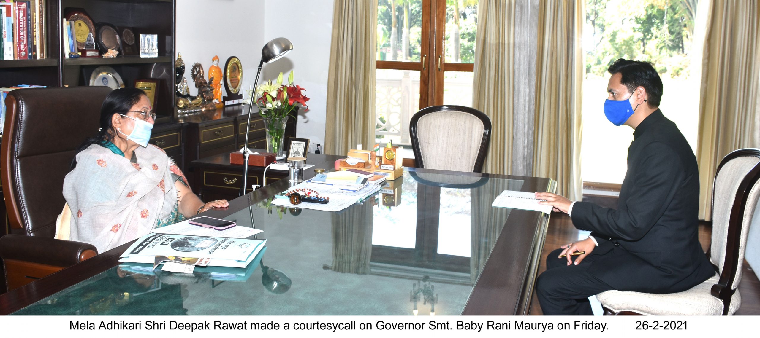 Shri Deepak Rawat made a courtesy call on Governor