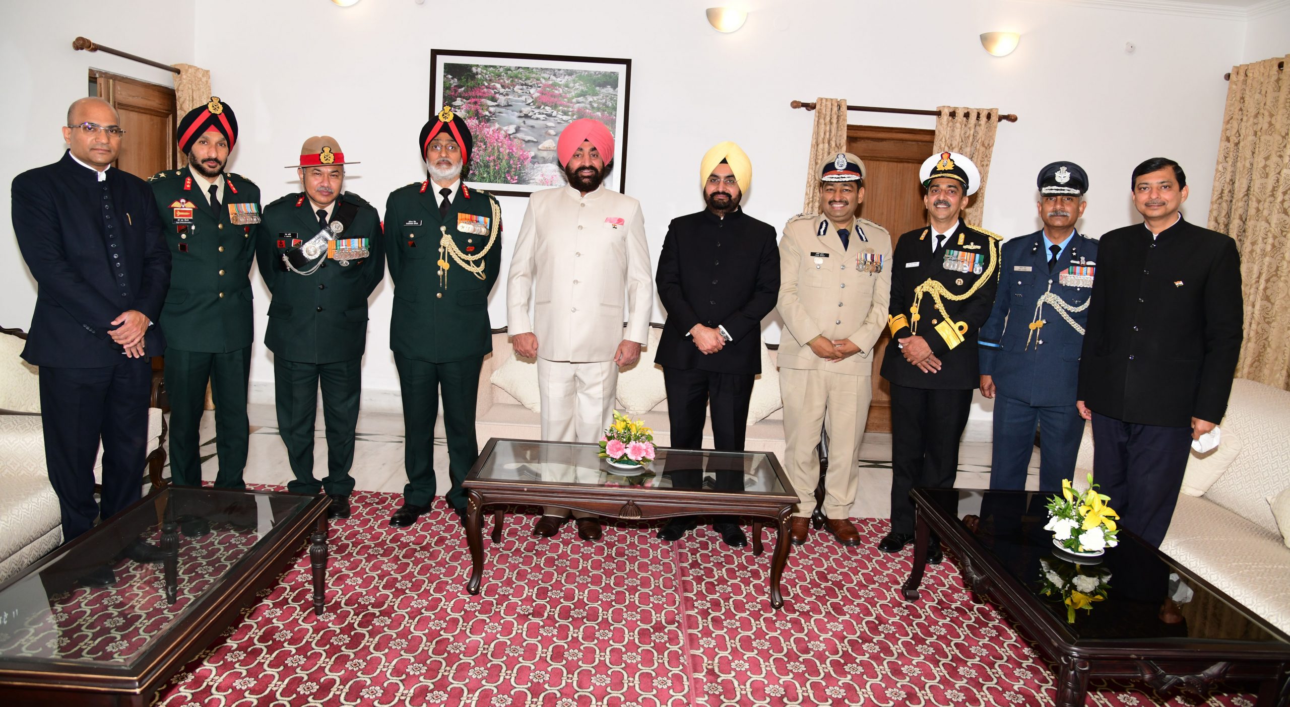 Governor felicitated the BRO personnel on the occasion of Republic Day.