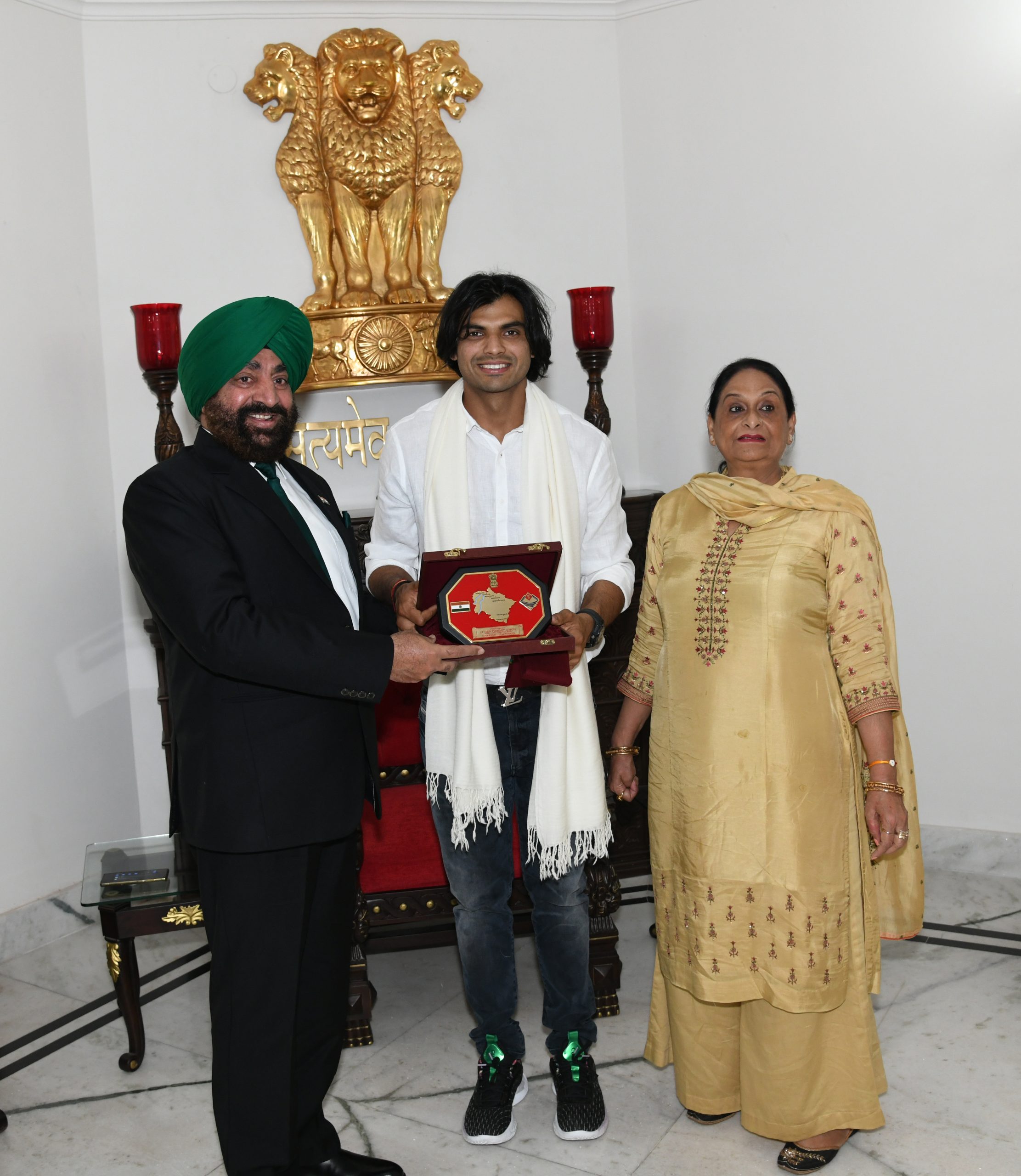 Olympian Shri Neeraj Chopra called on Governor