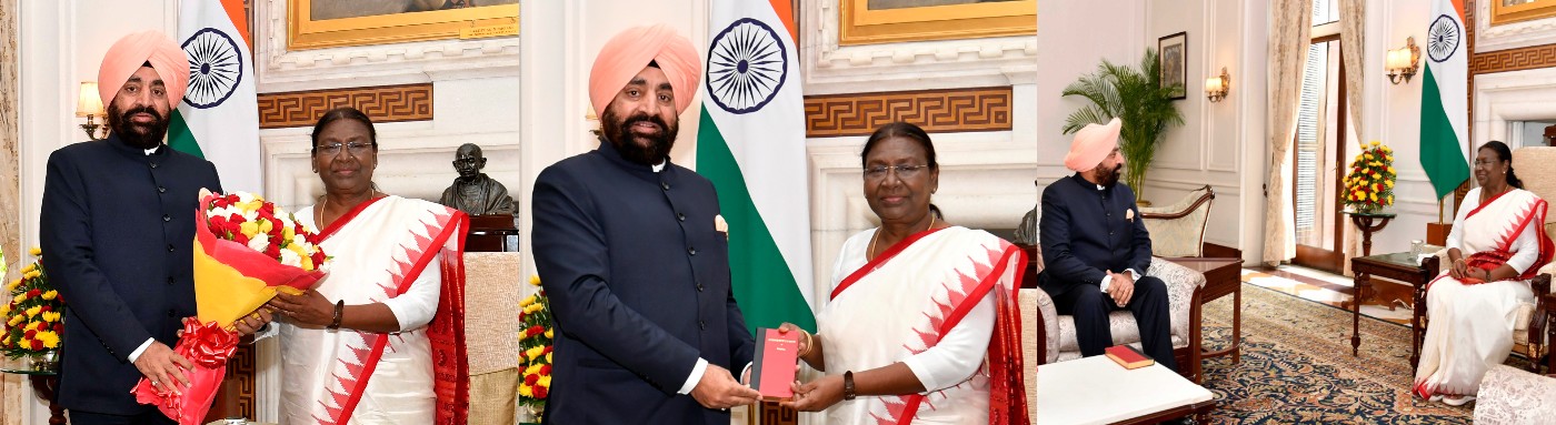 Governor calls on President Smt. Droupadi Murmu in New Delhi.