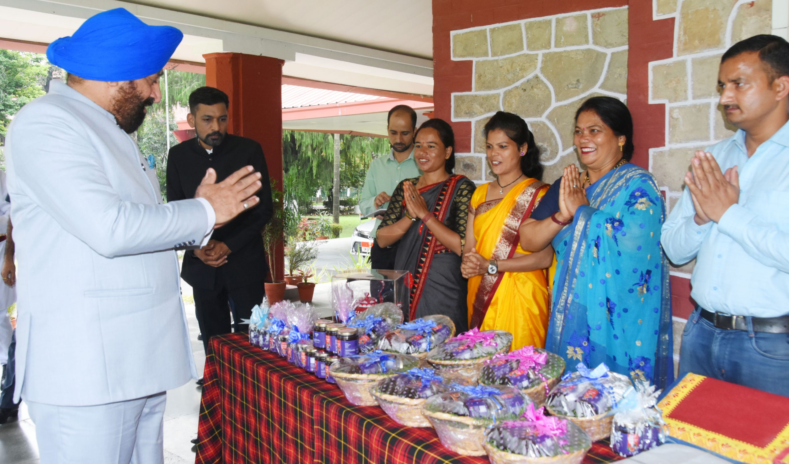 An exhibition of Bedu’s products was organized by Pithoragarh District Administration and Self Help Groups.