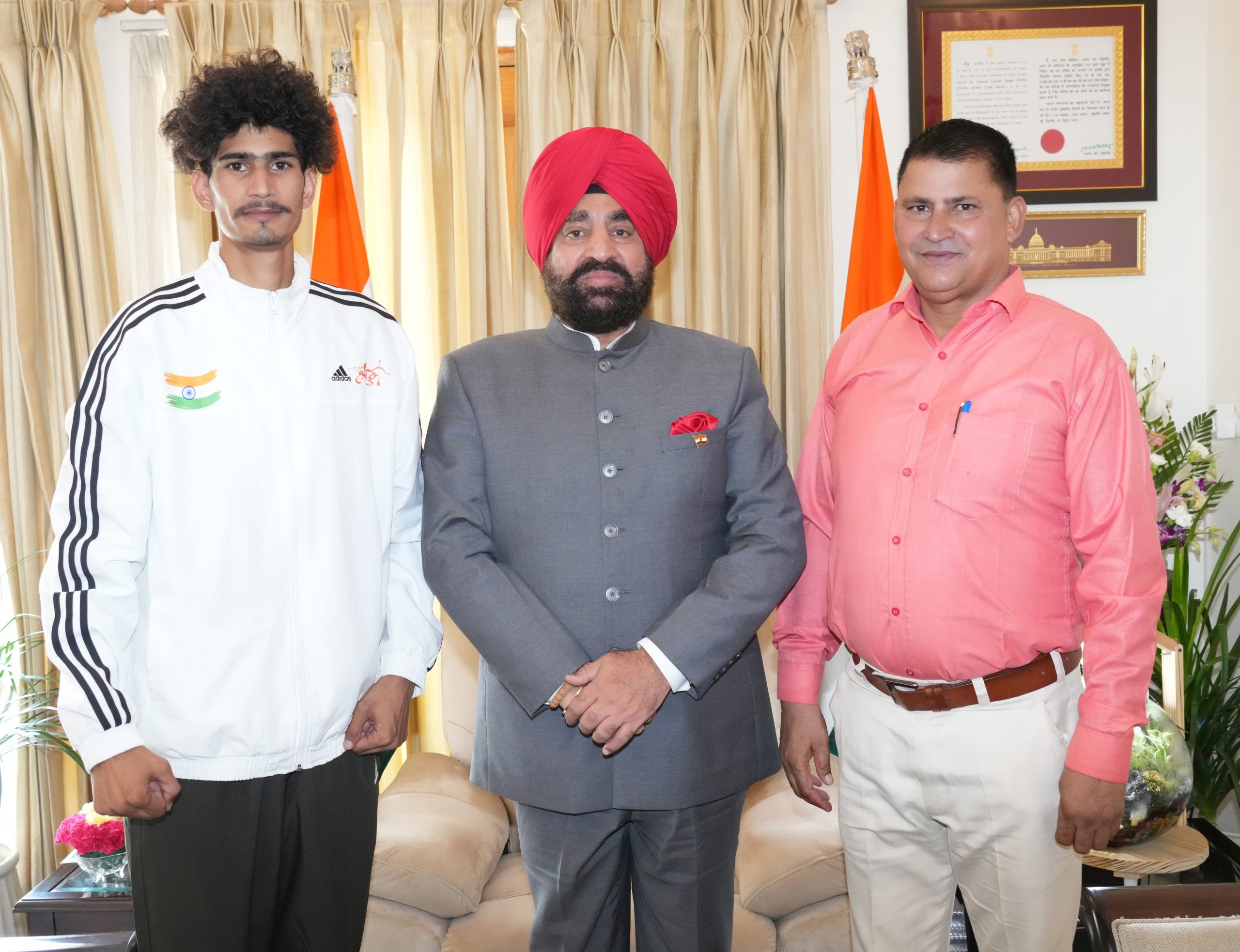 Rohit Bhatt paid courtesy call to Governor