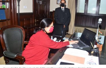 Governor launched the E R P portal of Kumaon University.