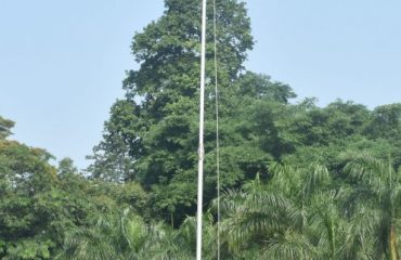 Governor Smt. Baby Rani Maurya hoisted the National flag on the occasion of Independence Day on Sunday at Raj Bhawan.