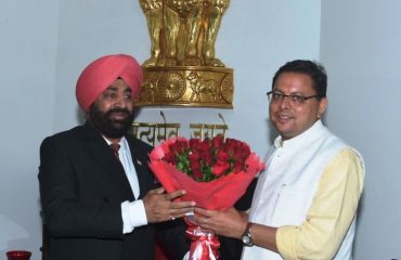 Chief Minister Shri Pushkar Singh Dhami called on Governor