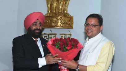 Chief Minister Shri Pushkar Singh Dhami called on Governor